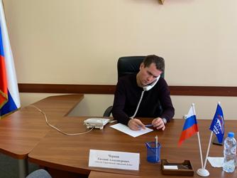 Евгений Чернов провел прием граждан по вопросам благоустройства и жилищно-коммунального хозяйства